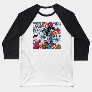 Flower Fantasy Baseball T-Shirt